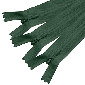 3 #   Fermeture éclair invisible en nylon à extrémité fermée avec curseur autobloquant pour vêtements et textiles de maison - Accessoires de confection en gros usine - Product Image 1