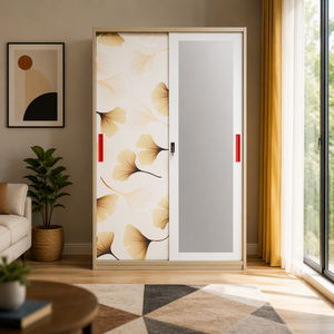 Armoire de rangement en acier à 2 portes pour salle de sport, casier métallique avec porte-clés, meuble de chambre - Product Image 4