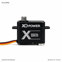 Servomoteur RC Crawler XQ-S1009D 7.7g 3kg Mini Servomoteur Numérique Sans Noyau à Engrenages Métalliques Étanche 7.4V pour Micro Voiture SCX24 Vente en Gros OEM