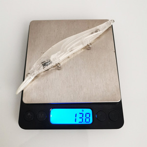 T-9063 supérieur droit 135mm14g Jerkbait gros méné non peint leurre blancs leurre de pêche dur corps de leurre en plastique - Product Image 4