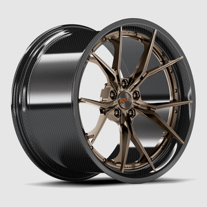 Ruedas forjadas de fibra de carbono SYAC de 2 piezas, ruedas de 17-24 pulgadas para RS7 4K R8 MK2 AMG GT Corvette C8 <span class=keywords><strong>488</strong></span> GTB 992 <span class=keywords><strong>GT3</strong></span>/Touring 911 991 - Product Image 1