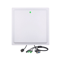 CHAFON CF6C1 de largo alcance 865 ~ 868MHz UHF RFID Reader Wifi Control de acceso en blanco 12V Aluminio fundido a presión ISO 18000-6C Estándar