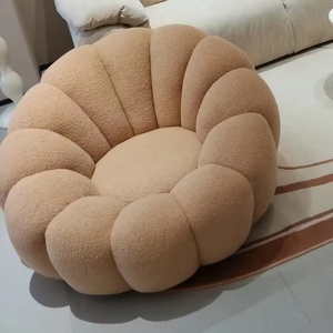 <span class=keywords><strong>Fauteuil</strong></span> <span class=keywords><strong>Pivotant</strong></span> d'Appoint Scandinave Moderne en <span class=keywords><strong>Tissu</strong></span> pour <span class=keywords><strong>Salon</strong></span> et Chambre, Rotation à 360 Degrés - Product Image 1