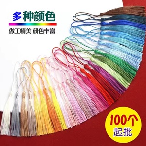ที่คั่นหนังสือพู่ห้อยสีแดงโพลีเอสเตอร์ถักสไตล์คลาสสิกของตกแต่งของขวัญงานแต่งงาน - Product Image 5