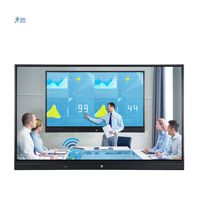 Pizarra Digital Táctil Inteligente con Soporte Móvil para Aula, Pizarra Interactiva Todo en Uno, Pizarras Digitales para Enseñanza