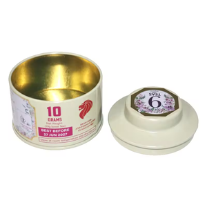 Round Food Grade Tinplate Cake Tin with <b>Window</b> Top and Clear Lid <b>Screen</b> Printed for Beverage & Tea Use - Product Image 3