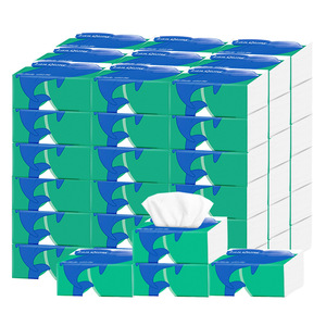 Pañuelos Faciales Suaves y Lisos con Logotipo Personalizado, 100% Pulpa Virgen, Venta Directa <span class=keywords><strong>de</strong></span> Fábrica, Pañuelos <span class=keywords><strong>de</strong></span> 2 Capas para el Hogar/Hotel/Oficina - Product Image 1