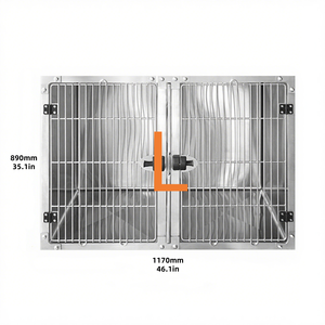 <span class=keywords><strong>Cage</strong></span> pour animaux de compagnie en acier inoxydable, grande taille, 3 étages, <span class=keywords><strong>cage</strong></span> pour chat et chien, <span class=keywords><strong>cage</strong></span> vétérinaire pour chat et chien, fournisseurs de cages vétérinaires - Product Image 3