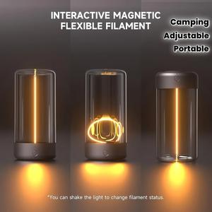 Lampe magnétique portable à fil quantique avec chargement Type-C, fonction de protection oculaire, idéale pour chambre, bureau, camping, cadeau de Noël - Product Image 2