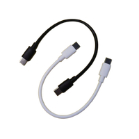 Câble de charge rapide durable de 20cm Micro Mini USB C à C pour les appareils à large gamme pour l'imprimante Utilisation de l'ordinateur Fiable IOS PD C à C