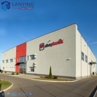 Edificio de Almacén de Estructura de Acero Prefabricada, Taller de Almacenamiento Industrial, Centro Logístico, Estructura Duradera, Fácil Instalación