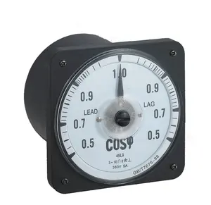 110mm Analog Marine Round Power Factor Meter Panel for Boat Factory