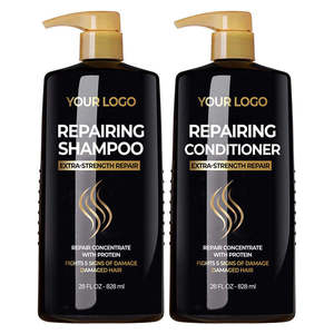 Shampoo réparateur GreenLem, concentré extra-fort, gel aux acides aminés, combat les 5 signes de cheveux abîmés, formule anti-frisottis et lissante - Product Image 1