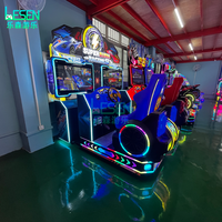 Super Burn Racing siège de mouvement dynamique jeu vidéo d'arcade à pièces simulateur de conduite Machine de jeu de course de voiture pour deux personnes