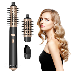 Brosse soufflante multifonction 3-en-1 avec boucleur intégré, nouveau modèle, sèche-cheveux professionnel - Product Image 6