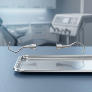 Vitra Instruments Kit chirurgical manuel de restauration dentaire en acier inoxydable à double extrémité pour amalgame 1,5 mm-2 mm Classe III - Product Image 2
