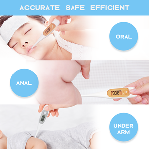 2023 Loại Mới chuyên nghiệp không thấm nước Nhiệt kế kỹ thuật số hộ gia đình sử dụng bút loại nhiệt kế đầy màu sắc - Product Image 4