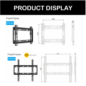 Produttore WTB-803 interno 14 "-43" 25kg metallo <span class=keywords><strong>TV</strong></span> Fix <span class=keywords><strong>cornice</strong></span> <span class=keywords><strong>TV</strong></span> staffa di vendita calda LED LCD supporto - Product Image 5