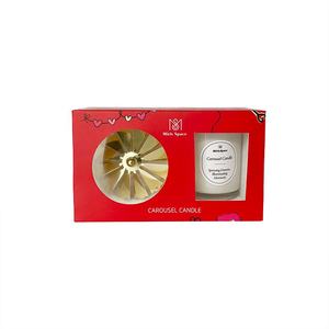 Décor à la maison filature carrousel Ramadan luxe or métal noël avent titulaire rotatif métal bougeoirs carrousel bougie - Product Image 1
