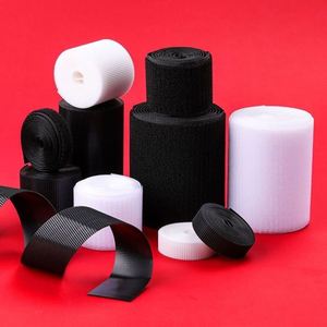Bande auto-agrippante réutilisable 100 % nylon personnalisée, auto-adhésive avec forte force adhésive, pour vêtements, à coudre, type Velcro - Product Image 4