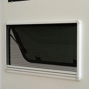 Nueva ventana fuerte para exteriores RV, vidrio templado Real con persiana plisada y mosquitera, marco interior blanco utilizado para coches, caravanas - Product Image 2