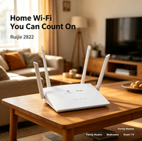 Routeur Wi-Fi 6 double bande Gigabit Ruijie RG-MA2822 AX1800 d'occasion, mode Mesh / AP, ports RJ45 - Réseau stable haute vitesse