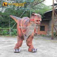 Costume de dinosaure réaliste My Dino FDC004 avec jambes cachées, dinosaure marchant sur les pattes, costume de T-Rex à vendre