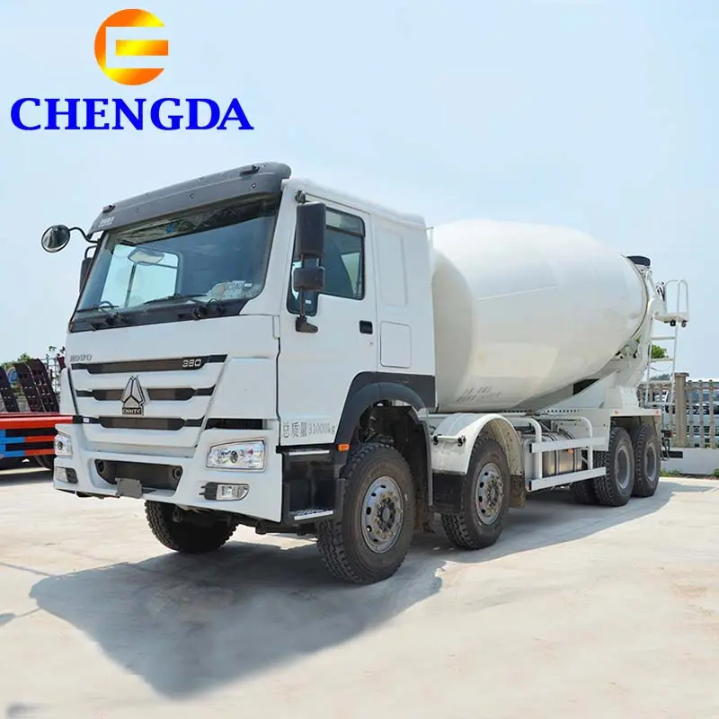 En çok satan Sinotruk Howo 375hp 6x4 afrika pazarı için Sany beton harç kamyonu kullanılır