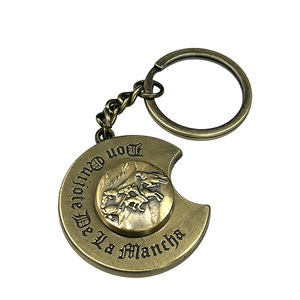 Llavero Giratorio Personalizable de Aleación de Zinc con Diseño Vintage de <span class=keywords><strong>Don</strong></span> Quijote, Souvenir de España, La Mancha - Product Image 6
