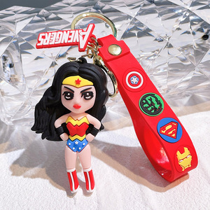Llavero de goma de superhéroe con <span class=keywords><strong>Harley</strong></span> <span class=keywords><strong>Quinn</strong></span> de Suicide Squad, un colgante de payaso y <span class=keywords><strong>muñeca</strong></span> - Product Image 5