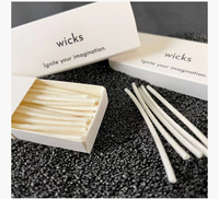 Kreative Glasflaschen verpackung Natur wachs Wick Eco Umweltschutz Wick Benutzer definierte Länge und Logo