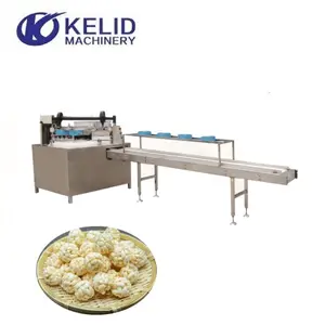 Full Automatic Grain Energy Bar Marshmallow Rice Krispie Treats Machine