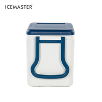 Glacière portable multifonction IceMaster 45 litres avec roues, isolation en mousse PU, pour camping, plage, stockage alimentaire et boissons, pêche