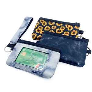 Cartera para Hombre y Mujer, Personalizada, para Tarjetas <span class=keywords><strong>de</strong></span> Crédito e Identificación, Monedero <span class=keywords><strong>de</strong></span> Diseño para Mujer, Monedero Pequeño para Niños, Monedero con Llavero para Hombre - Product Image 1