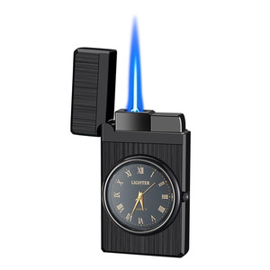 Encendedor de Cuarzo Dial Lighter 612, Encendedor de Reloj Rectangular de Metal Resistente al Viento, Regalo Empresarial - Product Image 1