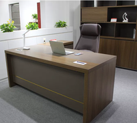 Bureau de direction modulaire extensible en L de luxe, convertible, avec panneaux modernes, en bois, pour usage commercial