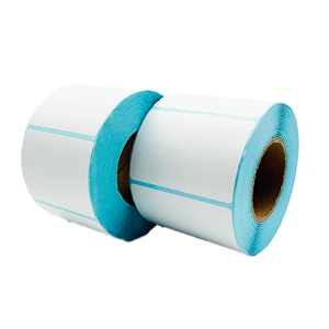 Trống nhãn dán nhãn tự dính tráng nghệ thuật nhãn mã vạch cuộn 75*50 mét nhãn nhiệt - Product Image 3