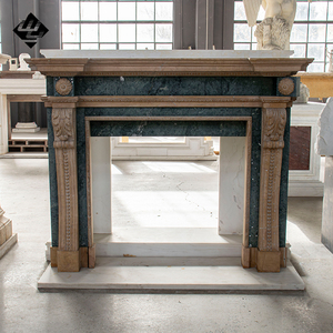 ประติมากรรมหินตกแต่งเตาผิงขนาดเท่าของจริง งานแกะสลักด้วยมือ ดีไซน์ทันสมัย คุณภาพสูง ขายดี - Product Image 4