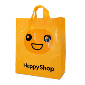 กระเป๋าช้อปปิ้งพลาสติก PE ถือได้หลายสีกระเป๋าแฟชั่นสำหรับผู้หญิง - Product Image 1