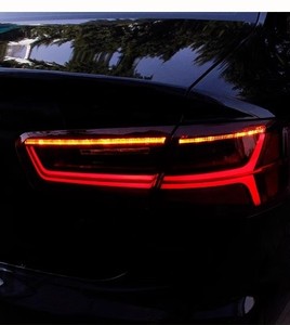 Accessoires automobiles YLD pour <span class=keywords><strong>Audi</strong></span> A6 C7 S6 RS6 2012-2015 – Amélioration 2018 : Feux arrière LED dynamiques à défilement complet avec clignotants séquentiels - Product Image 6