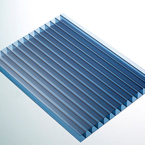 Lámina <span class=keywords><strong>Alveolar</strong></span> de <span class=keywords><strong>Policarbonato</strong></span> Moderna, <span class=keywords><strong>Espesor</strong></span> de 6-12 mm, Tamaño 1220x2440 mm, Recubrimiento UV, Retardante de Fuego, para Techos Exteriores y Almacenes - Product Image 4
