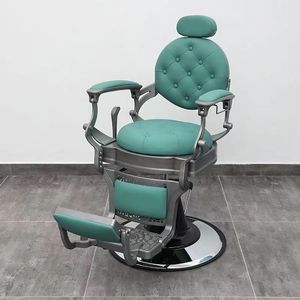 Sillón de Barbería Hidráulico Reclinable de Diseño Vintage 2025 para Peluquería, Salón de Belleza y Estilismo - Product Image 4
