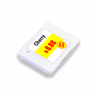 Étiquette de prix numérique COMPAX 1,54 pouce BWRY BLE ESL, étanche IP65, compatible graphiques, pour magasins de proximité et supermarchés, commande d'échantillon