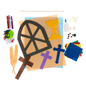 Kit <span class=keywords><strong>de</strong></span> pancartas <span class=keywords><strong>de</strong></span> <span class=keywords><strong>primera</strong></span> comunión <span class=keywords><strong>de</strong></span> fieltro personalizado lote a granel para decoraciones <span class=keywords><strong>de</strong></span> aula para escuela católica para graduación <span class=keywords><strong>de</strong></span> la escuela secundaria - Product Image 4