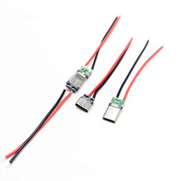 NinthQua 2/5 Micro-USB Tipo-C 2 Pines Horizontal/Vertical, Conector USB-C de Carga Rápida para Soldadura Simple