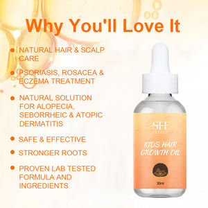 Label privé meilleure huile d'argan naturelle huile de croissance de cheveux sauvages ordinaires nourrissante en profondeur pour les soins capillaires des enfants - Product Image 6