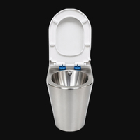 Toilettes sous vide en acier inoxydable personnalisables Kuge, directement de l'usine, pour projets maritimes et ferroviaires