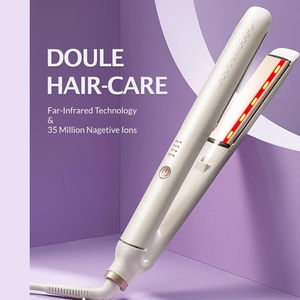 เครื่องหนีบผมอินฟราเรดคุณภาพสูง ปรับอุณหภูมิได้ 4 <span class=keywords><strong>ระดับ</strong></span> พร้อมระบบล็อคด้ามจับ และแผ่นอินฟราเรดแยกอิสระ - Product Image 1