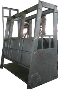Caja <span class=keywords><strong>de</strong></span> Sacrificio Manual para Ganado, para Mataderos <span class=keywords><strong>de</strong></span> Pequeña Escala, Caja Vertical Inclinada para Sacrificio <span class=keywords><strong>de</strong></span> Vacas, Caja <span class=keywords><strong>de</strong></span> Sacrificio, Máquina <span class=keywords><strong>de</strong></span> Sacrificio <span class=keywords><strong>de</strong></span> Ganado - Product Image 5