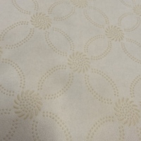 Tissu en polyester tricoté antidérapant jaune à texture florale en relief pour literie et housses de matelas